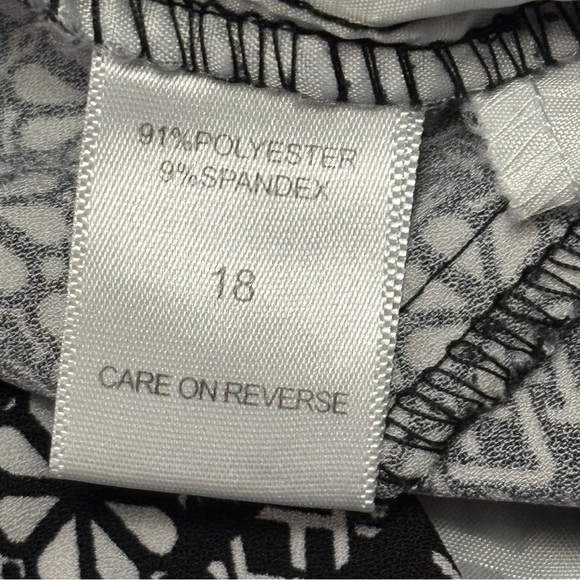 New York & Company Striped  Women's  Plus Size 18 Wide Leg Stretch Dress Pants - Picture 7 of 7